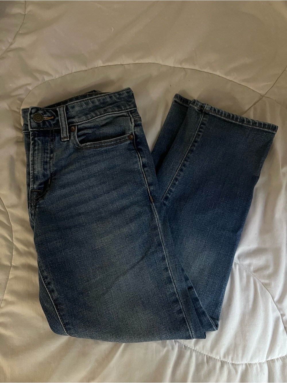 Aeropostale Men's Dark Blue Slim Straight Jeans